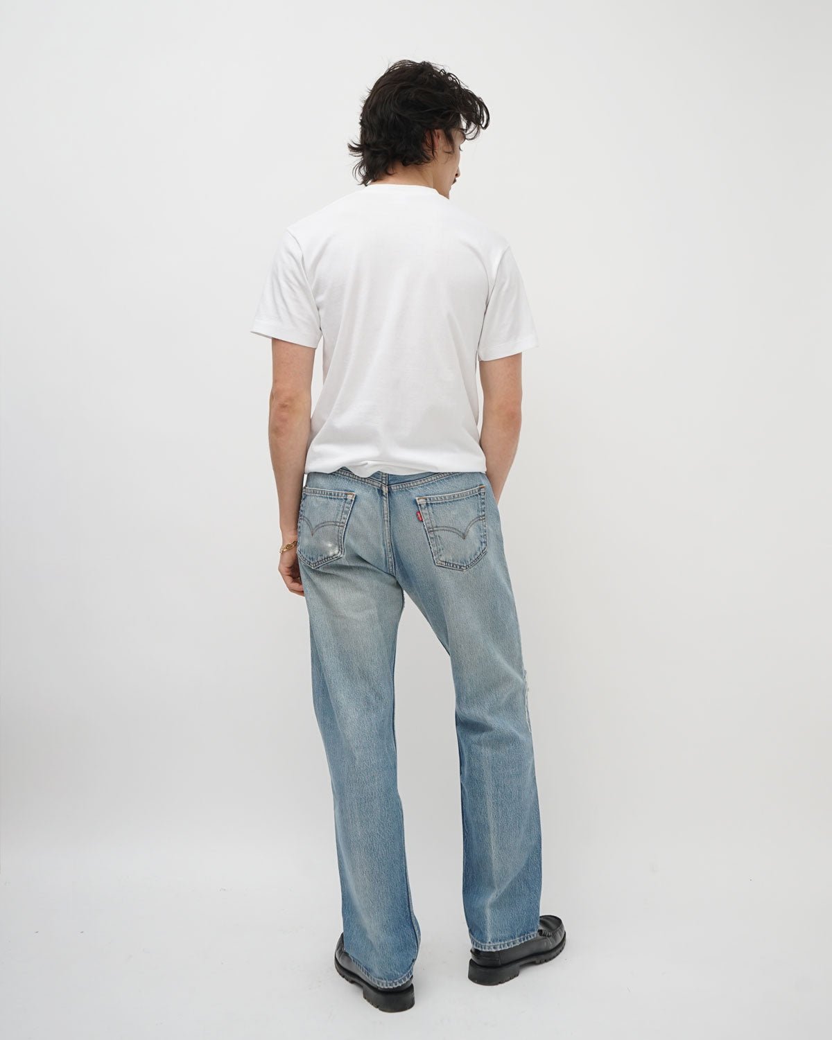 501 Distressed Denim Pants / size: 34